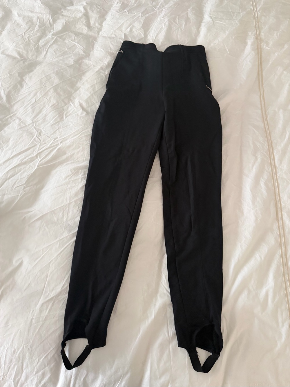 Martine Sitbon MADE IN ITALY High-Waist Stirrup Track Pants for Women